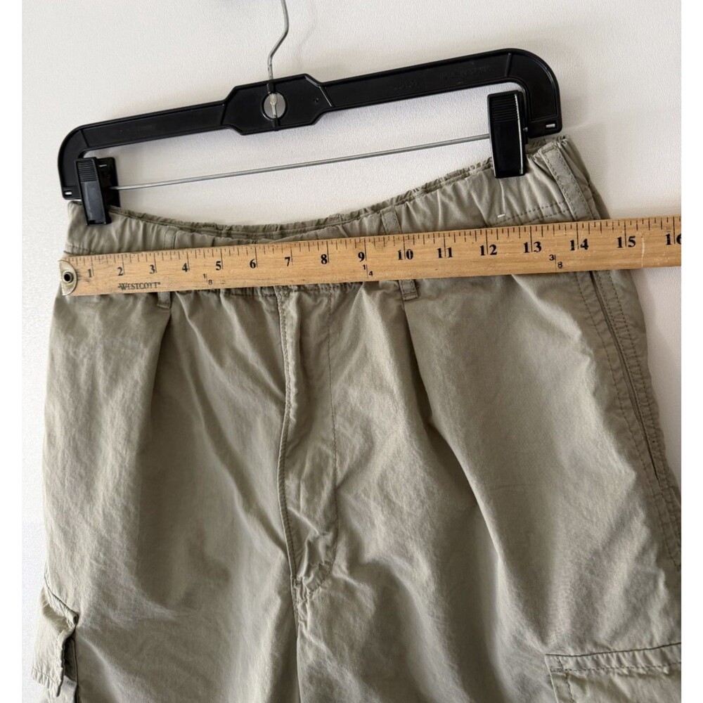 Uniqlo Pants Womens Small Green High Rise Wide Leg Cargo Jogger Utility Y2K - Picture 9 of 14